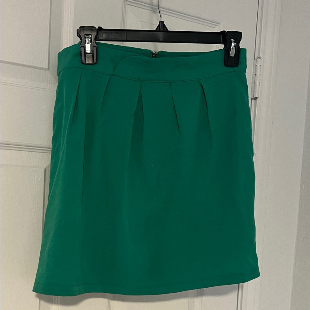 Annabella Vibrant Green Mini Skirt